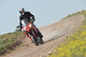 The Multistrada extends sports-touring rides onto dirt roads with confidence 