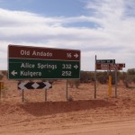 Just reaching the Simpson Desert is a big job. This is the turnoff to Mt Dare.