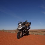 Who says the mighty R1200GS Adventure is too big for a desert crossing!