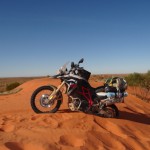 Just park anywhere: Pausing on top of a dune along the WAA Line.