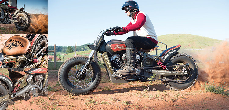 Indian Scout hillclimb