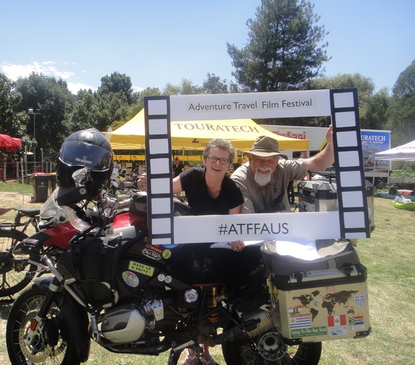 Motorcycle adventurers Shirley and Brian Rix Motorcycle adventurers Shirley Hardy-Rix and Brian Rix