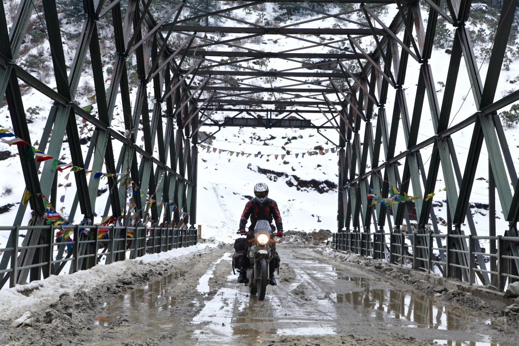 The mechano steel bridge at Jaswant Garh army post