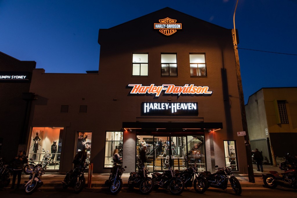 Harley-Heaven Sydney storefront