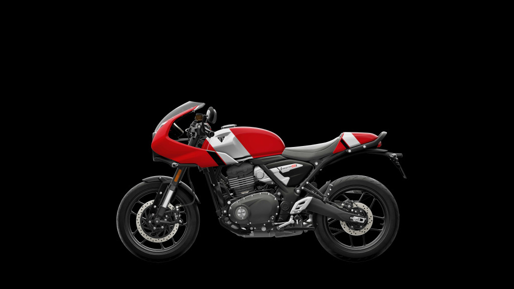 Thruxton 400_MY26_Carnival Red_LHS