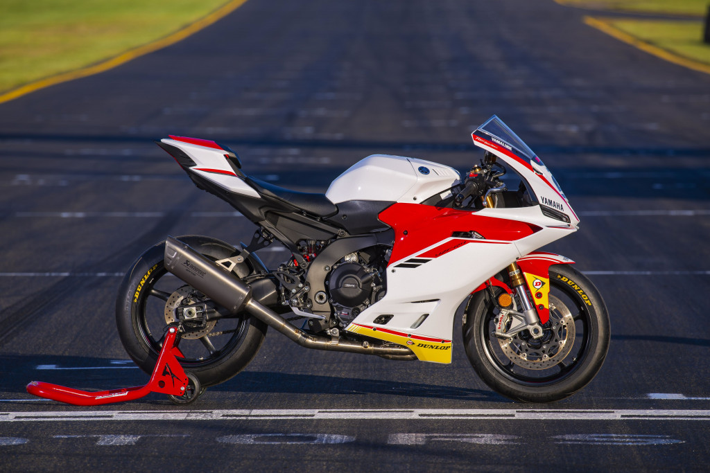 Each bike is fitted with a GYTR Akrapovič titanium race exhaust system and prepared to professional standards