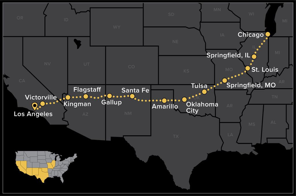 EAGLERIDER_Route 66 Tour_Map_2