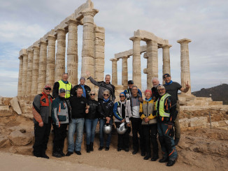 Aussies, Americans, Canadians and Guatalamans… about to enjoy the history, food and great roads of Greece