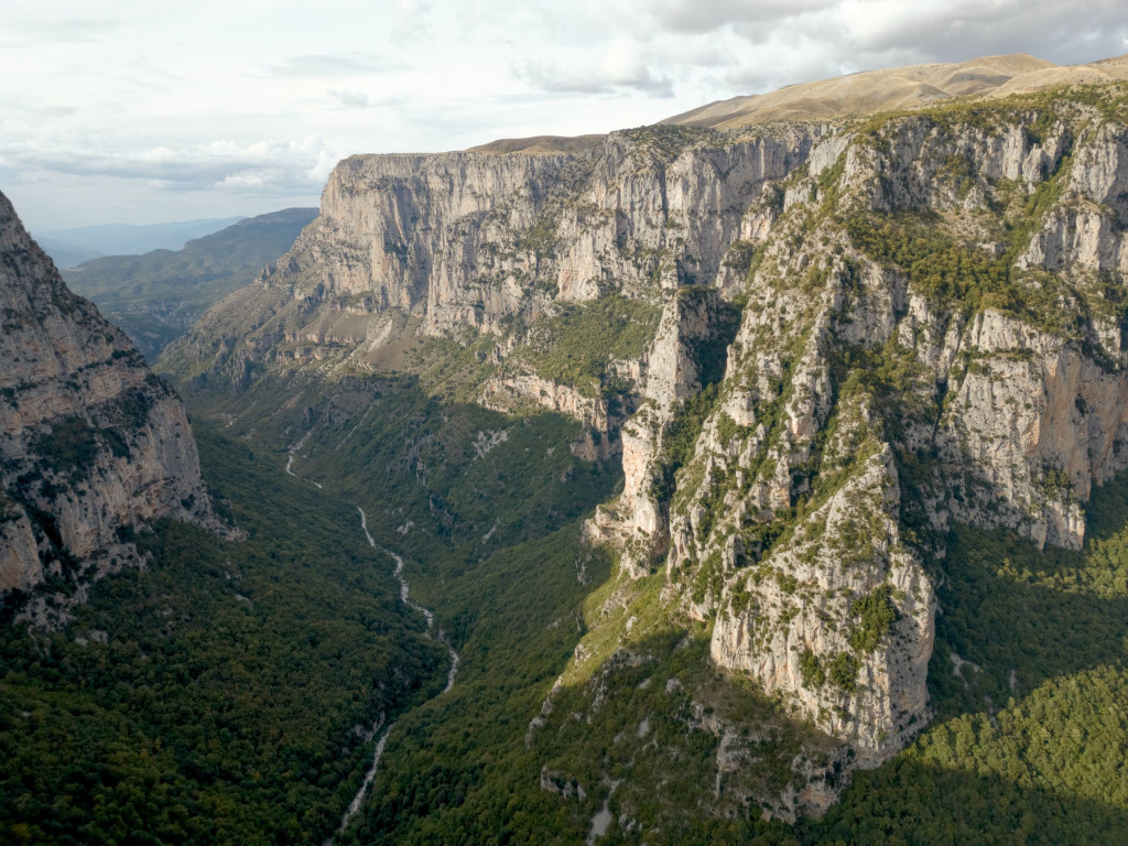 Klisura Vikos, blizu Albanije