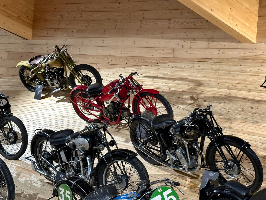 The collection of bikes is astonishing