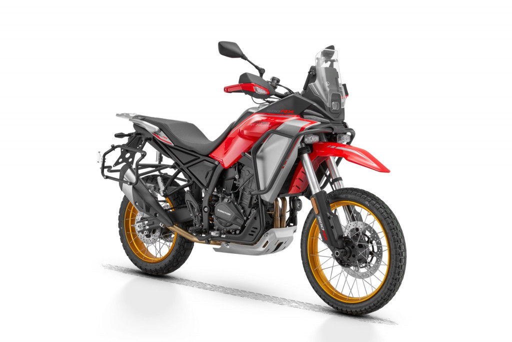 QJMOTOR’s SRT 450 RX will enter the midsize adventure-bike market